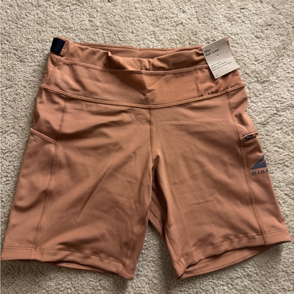 Nike Women's Brown Bike Shorts